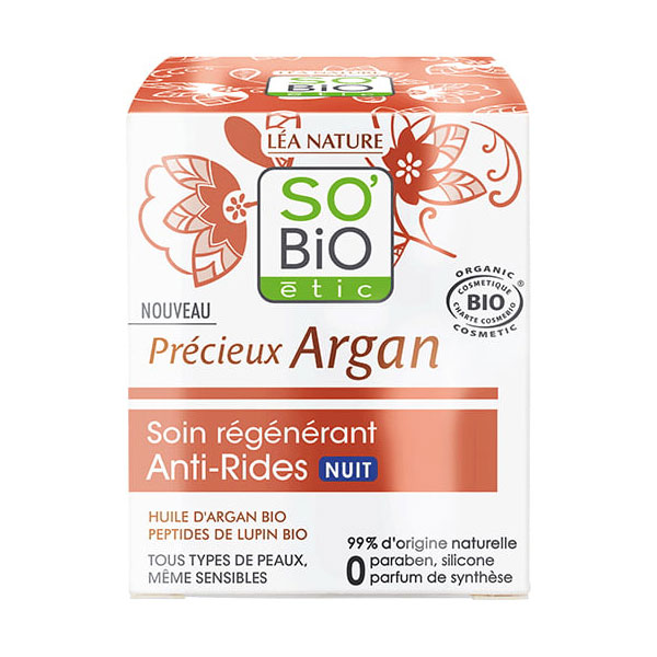 Crema Viso Notte all'olio di argan biologico