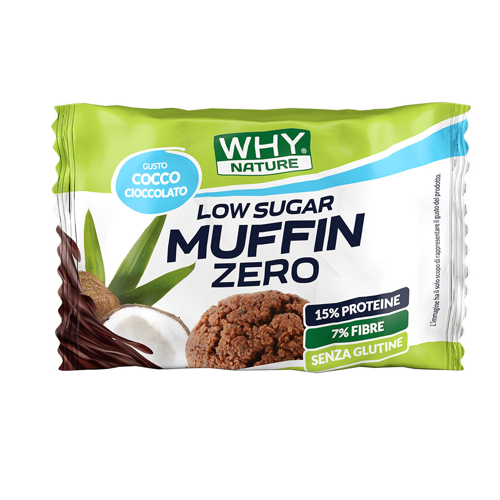 Why nature low sugar muffin zero cocco cioccolato ad alto contenuto di  proteine